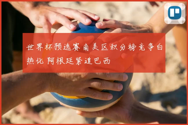 世界杯预选赛南美区积分榜竞争白热化 阿根廷紧追巴西