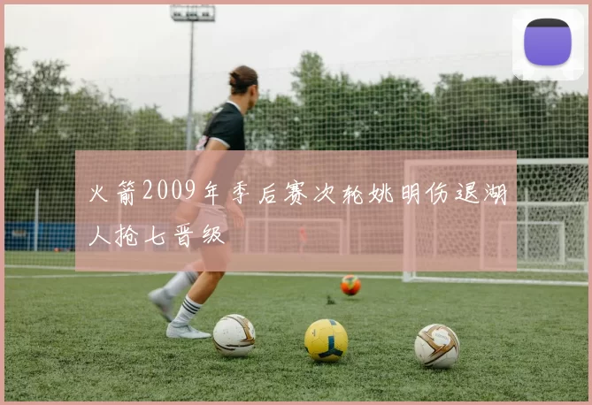 火箭2009年季后赛次轮姚明伤退湖人抢七晋级